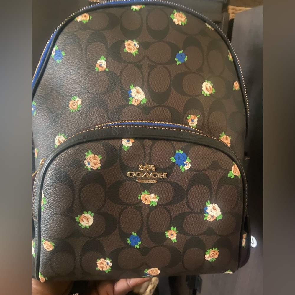 Coach Court Mini Vintage Rose Backpack